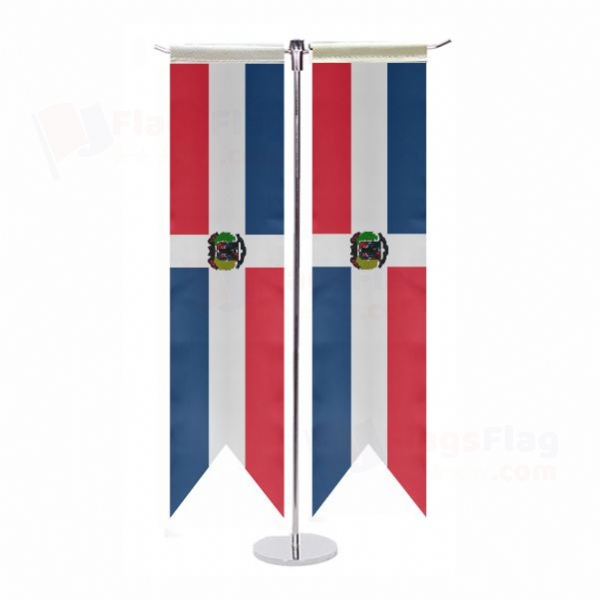 Dominican Republic T Table Flags