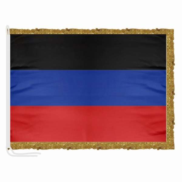 Donetsk People s Republic Satin Office Flag