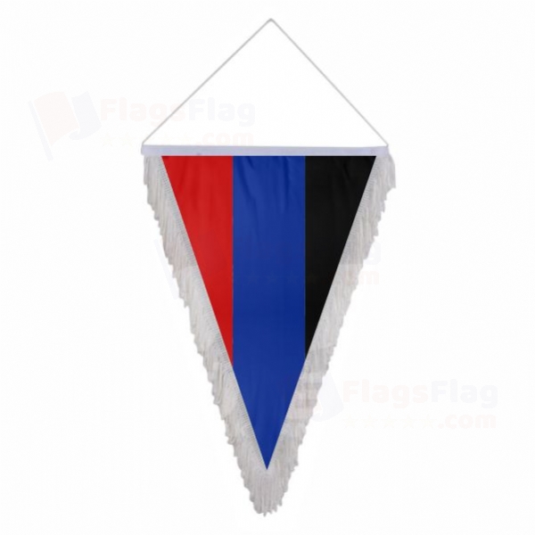 Donetsk People s Republic Triangle Fringed Streamers