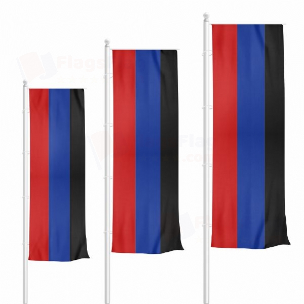 Donetsk People s Republic Vertically Raised Flags