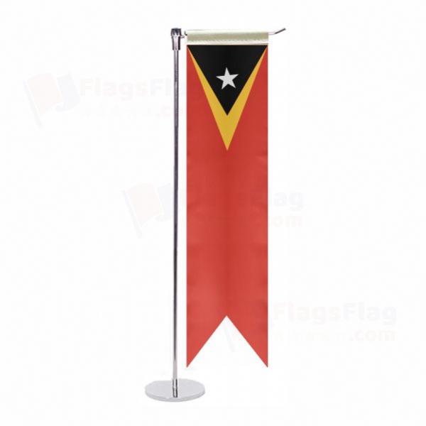 East Timor L Table Flag