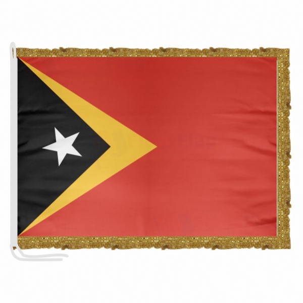 East Timor Satin Office Flag