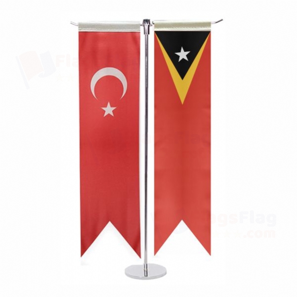 East Timor T Table Flag