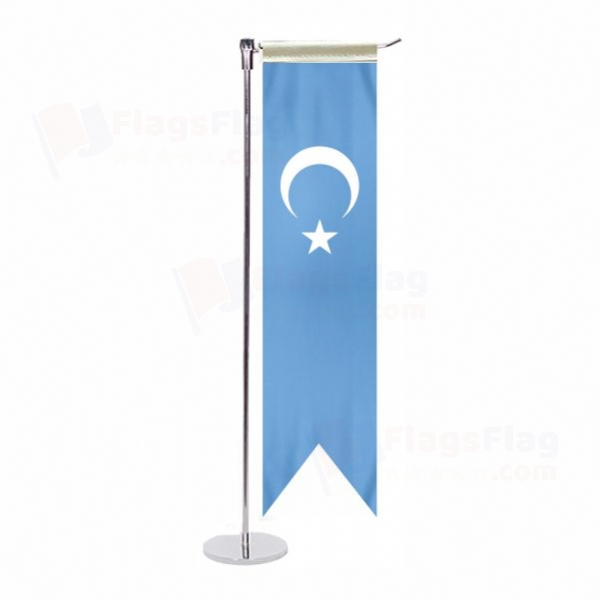 East Turkestan L Table Flag