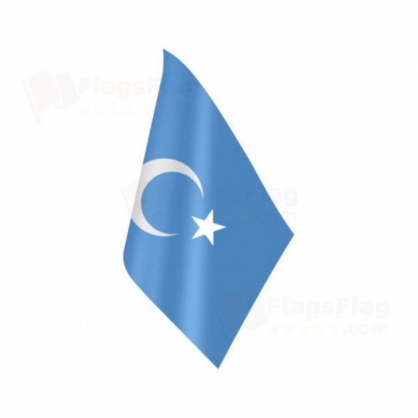 East Turkestan Table Flag