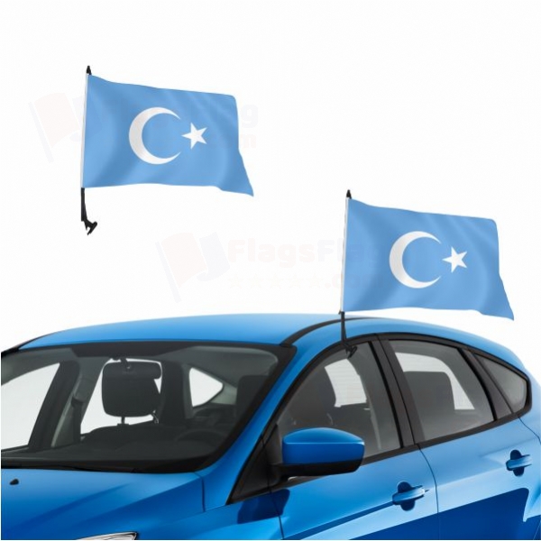 East Turkestan Vehicle Convoy Flag