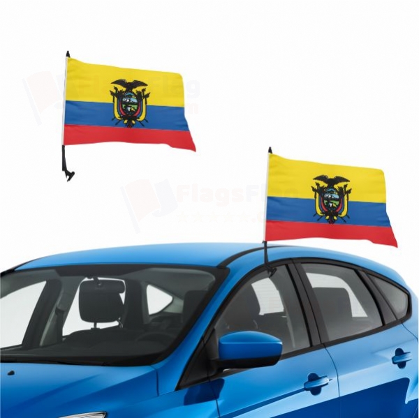 Ecuador Vehicle Convoy Flag