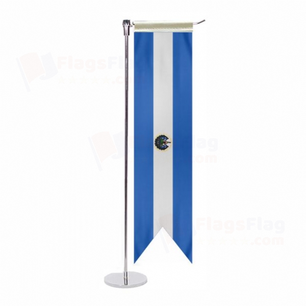 El Salvador L Table Flag