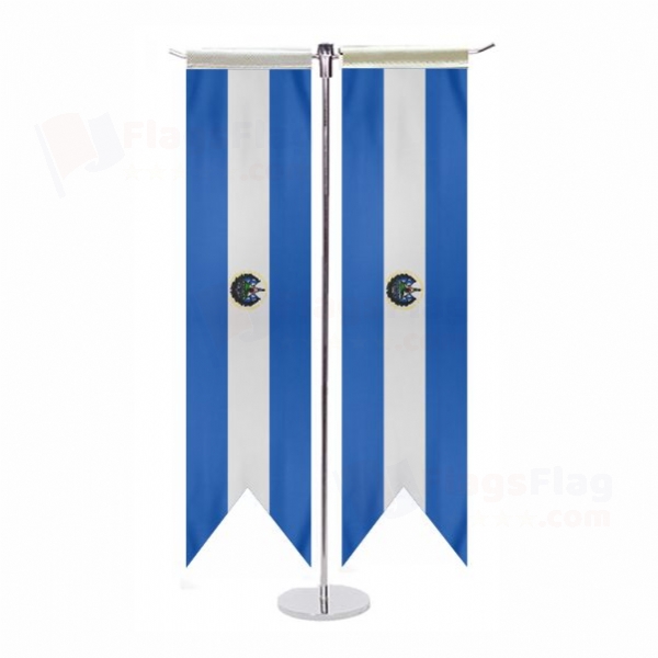 El Salvador T Table Flags