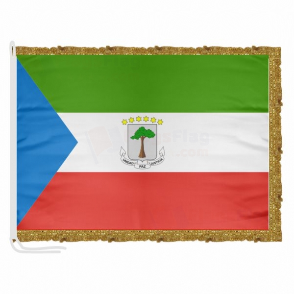 Equatorial Guinea Satin Office Flag