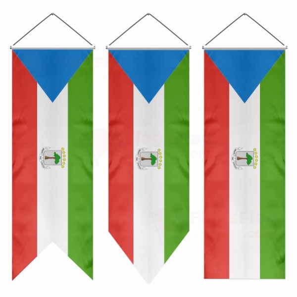 Equatorial Guinea Swallowtail Flags