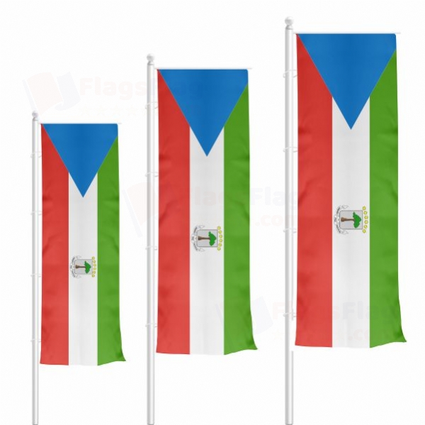 Equatorial Guinea Vertically Raised Flags