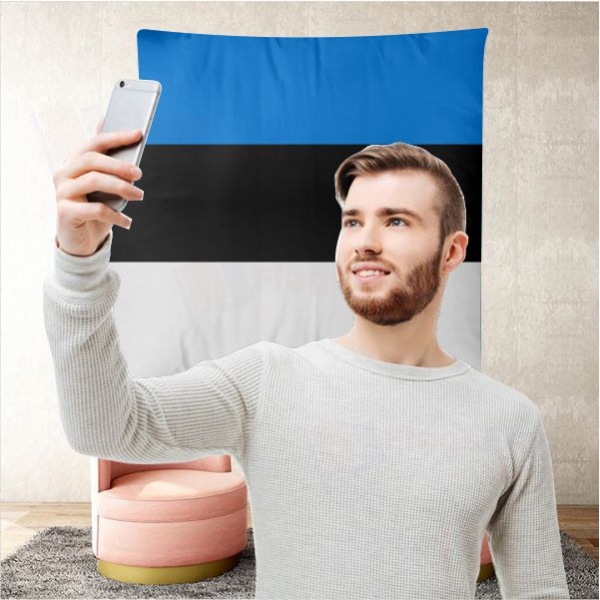 Estonia Background Selfie Shooting Landscapes