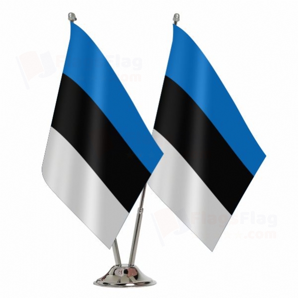 Estonia Binary Table Flag