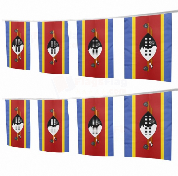 Eswatini Square String Flags