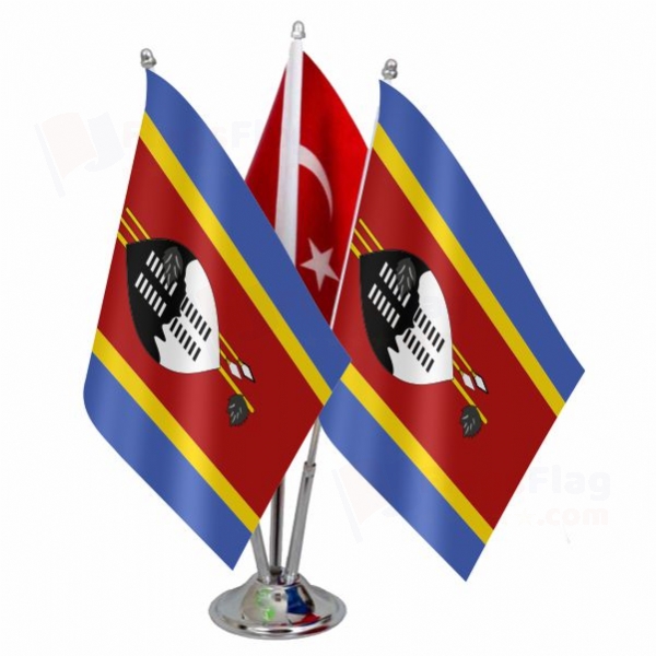 Eswatini Triple Table Flag