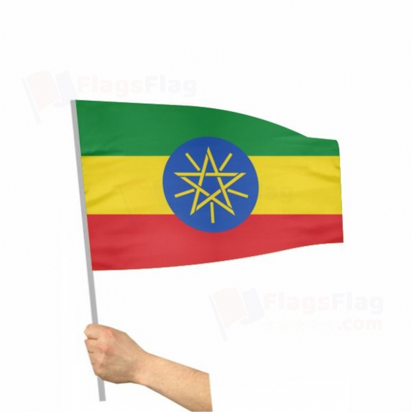 Ethiopia Stick Flag