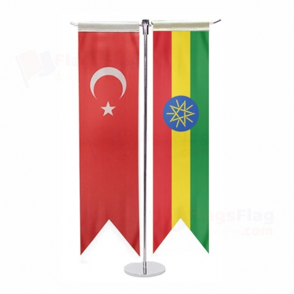 Ethiopia T Table Flag