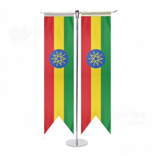 Ethiopia T Table Flags