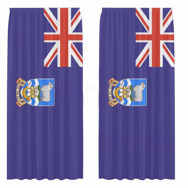 Falkland Islands Digital Printed Curtains