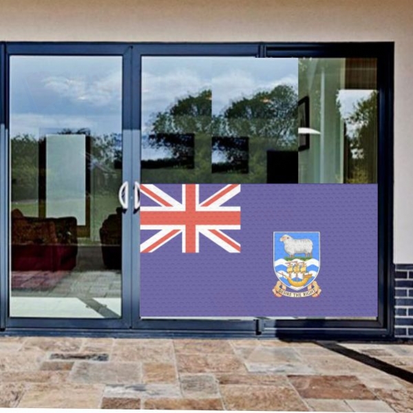 Falkland Islands Glass Film Falkland Islands One Way Vision Printing