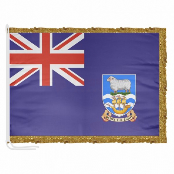 Falkland Islands Satin Office Flag