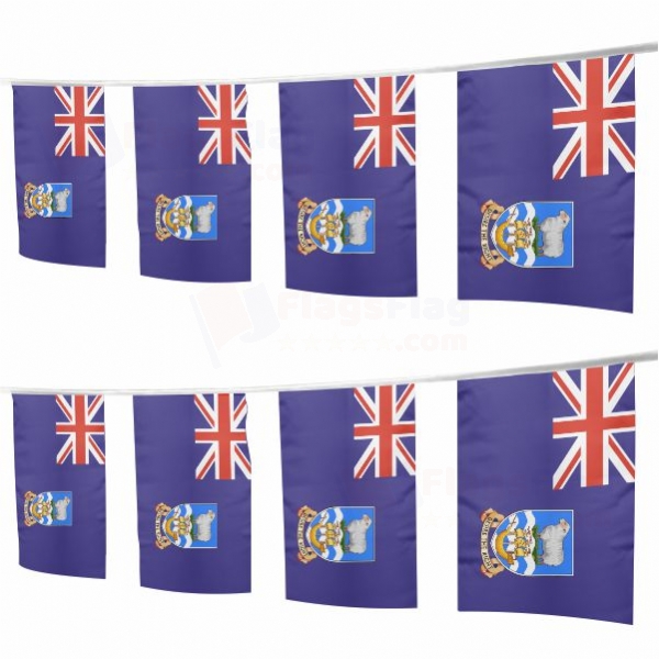 Falkland Islands Square String Flags