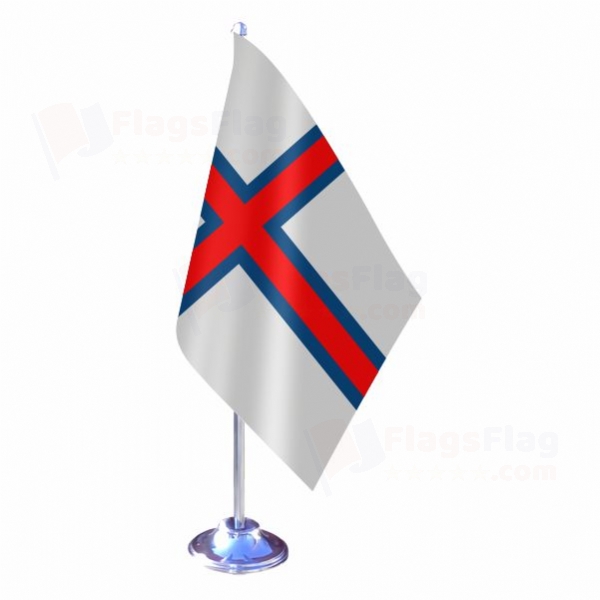 Faroe Islands Single Table Flag