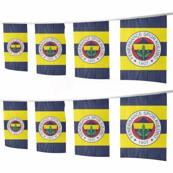 Fenerbahce Square String Flags