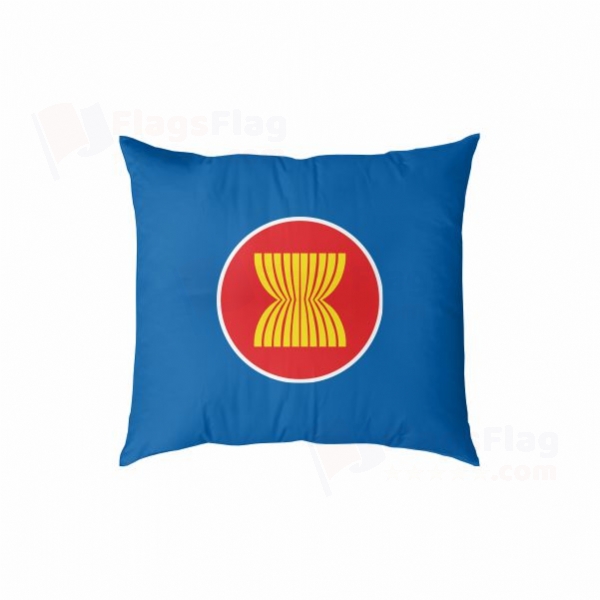 Flag of Asean Digital Printed Pillow Cover