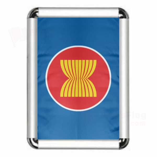 Flag of Asean Framed Pictures