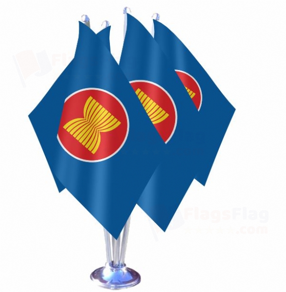 Flag of Asean Quadruple Table Flag