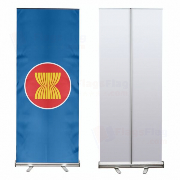 Flag of Asean Roll Up Banner