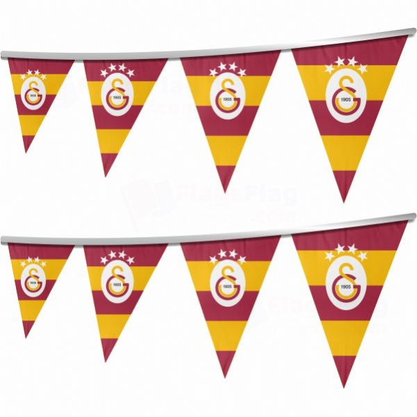 Galatasaray Stringed Triangle Flag