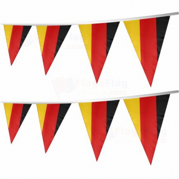 Germany Stringed Triangle Flag