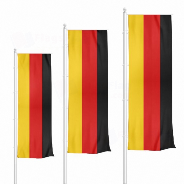 Germany Vertically Raised Flags