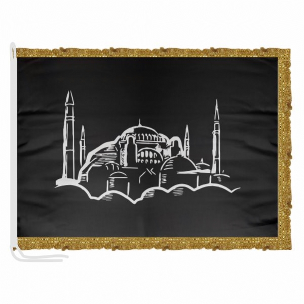Hagia Sophia Satin Office Flag
