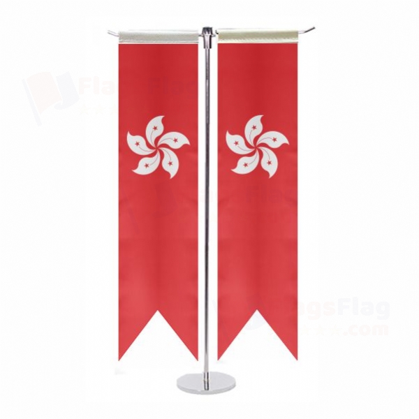 Hong Kong T Table Flags