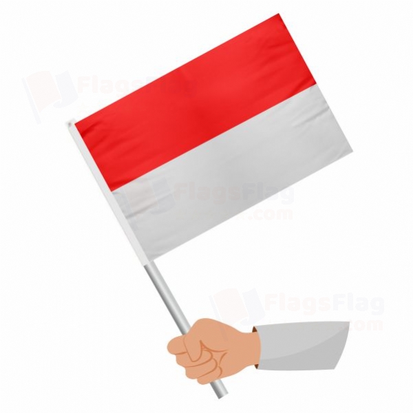 Indonesia Stick Flag