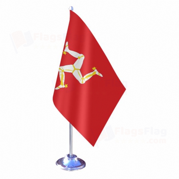 Isle of Man Single Table Flag