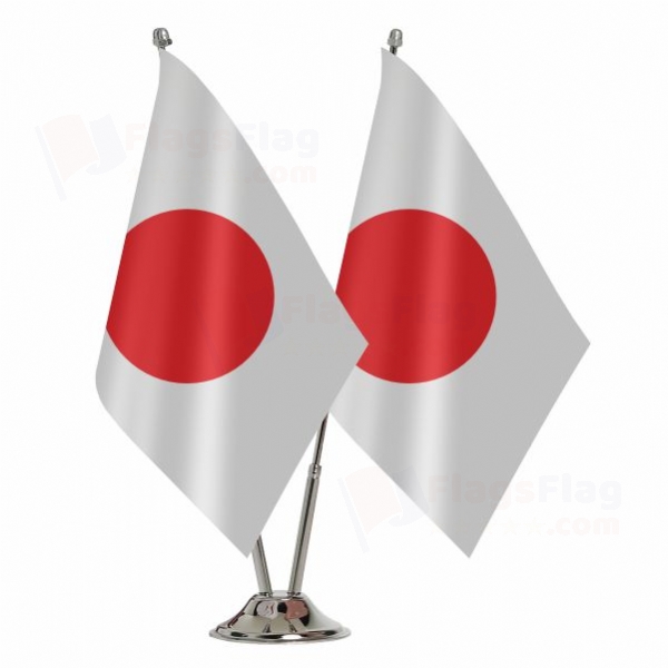 Japan 2 Table Flags