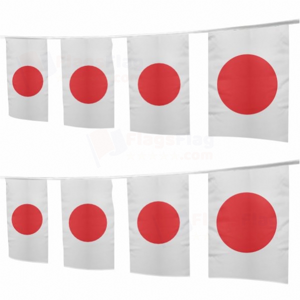 Japan Square String Flags