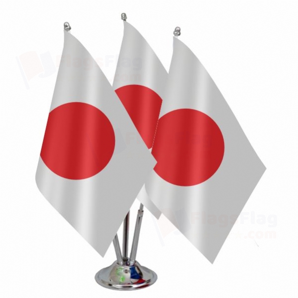 Japan Triple Table Flag