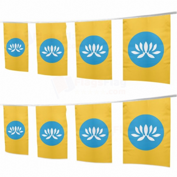 Kalmykia Square String Flags