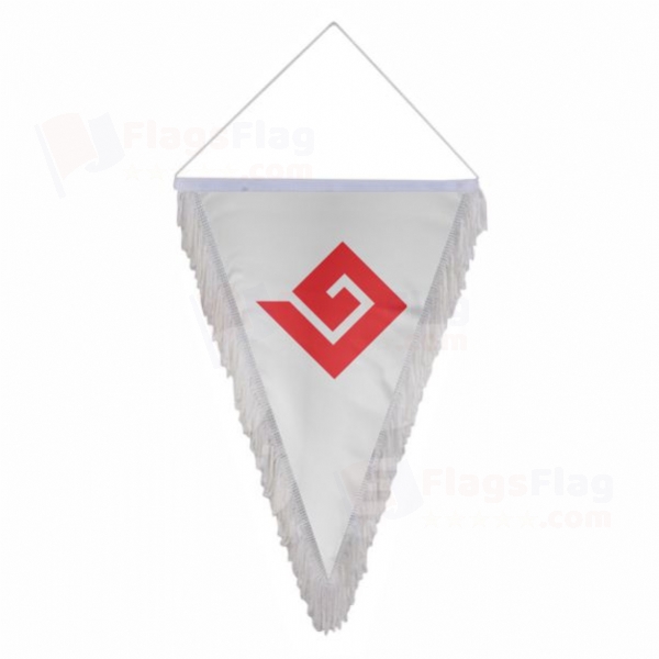 Karasid dynasty Triangle Fringed Streamers