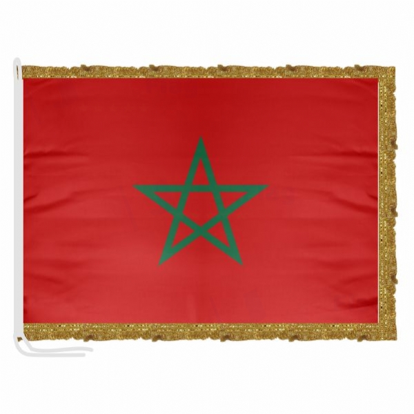 Morocco Satin Office Flag