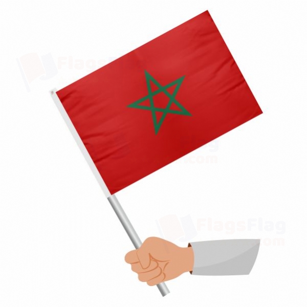 Morocco Stick Flag