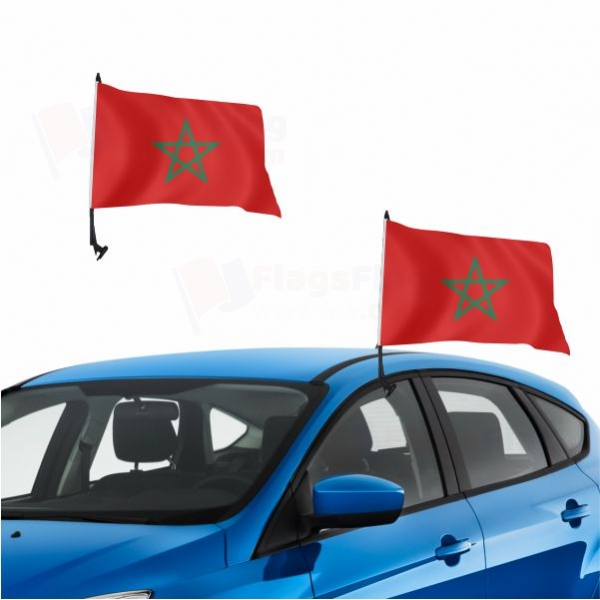 Morocco Vehicle Convoy Flag