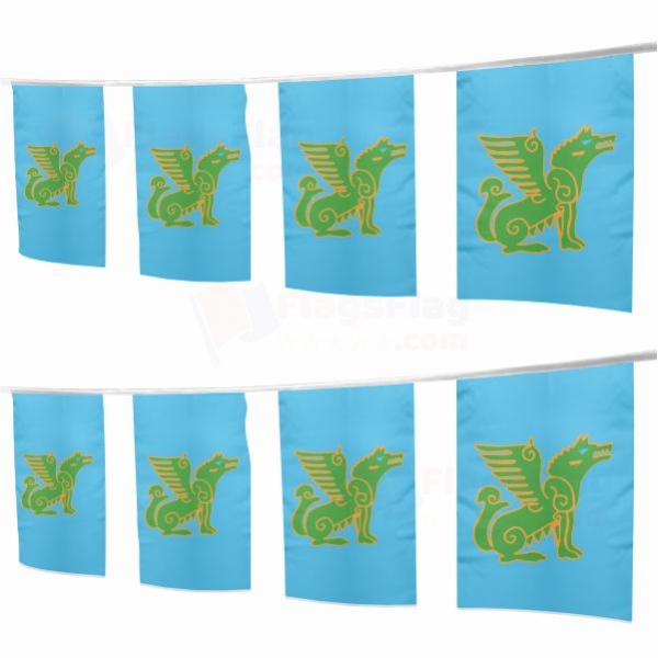 Nogais Square String Flags