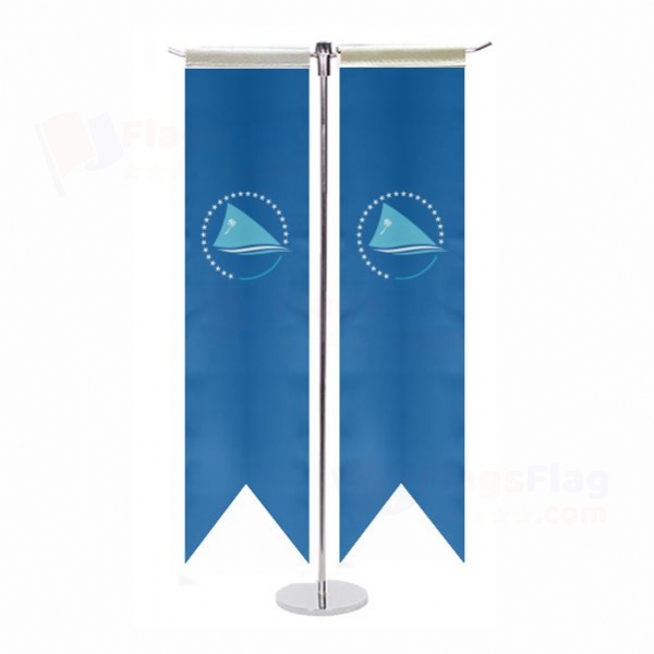 Pacific Community T Table Flags